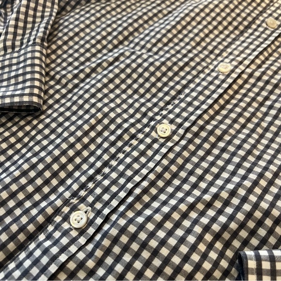 J. Crew Gray Plaid Button Down Shirt XL - Picture 3 of 5